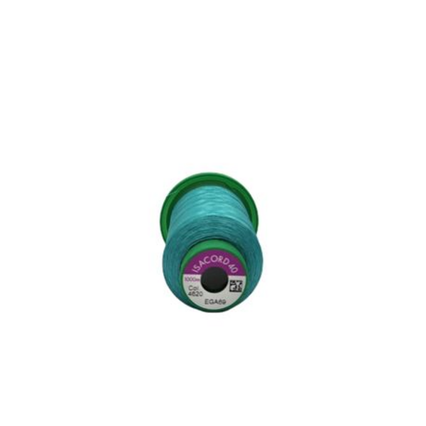 Teal Green Embroidery Cotton (Isacord -code - 4620) - 2 Pack - Image 3