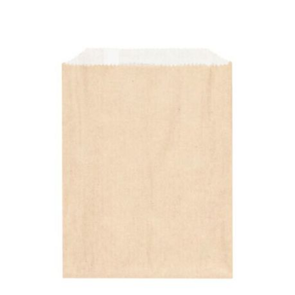 Brown Kraft Duplex Greaseproof Paperbag - 22.5 x 35cm - Pack of 100 - Image 2