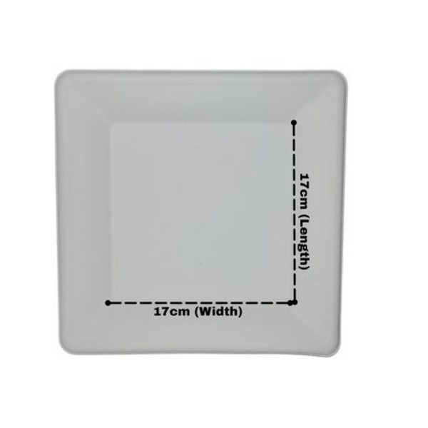 Sugarcane Square Plate Eco-Friendly - 26cm - Pack of 50 - Image 6