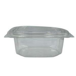 Clear Compostable Clamshell Container 500ml - Pack of 50
