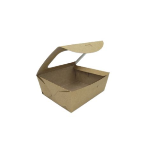 Kraft Paper Deli/Salad Containers - 600ml Eco Boxes -50 Pack