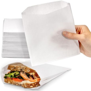 Grease Proof Sandwich/ Chips Bag- 17.5cm x 20cm -Pack of 1000