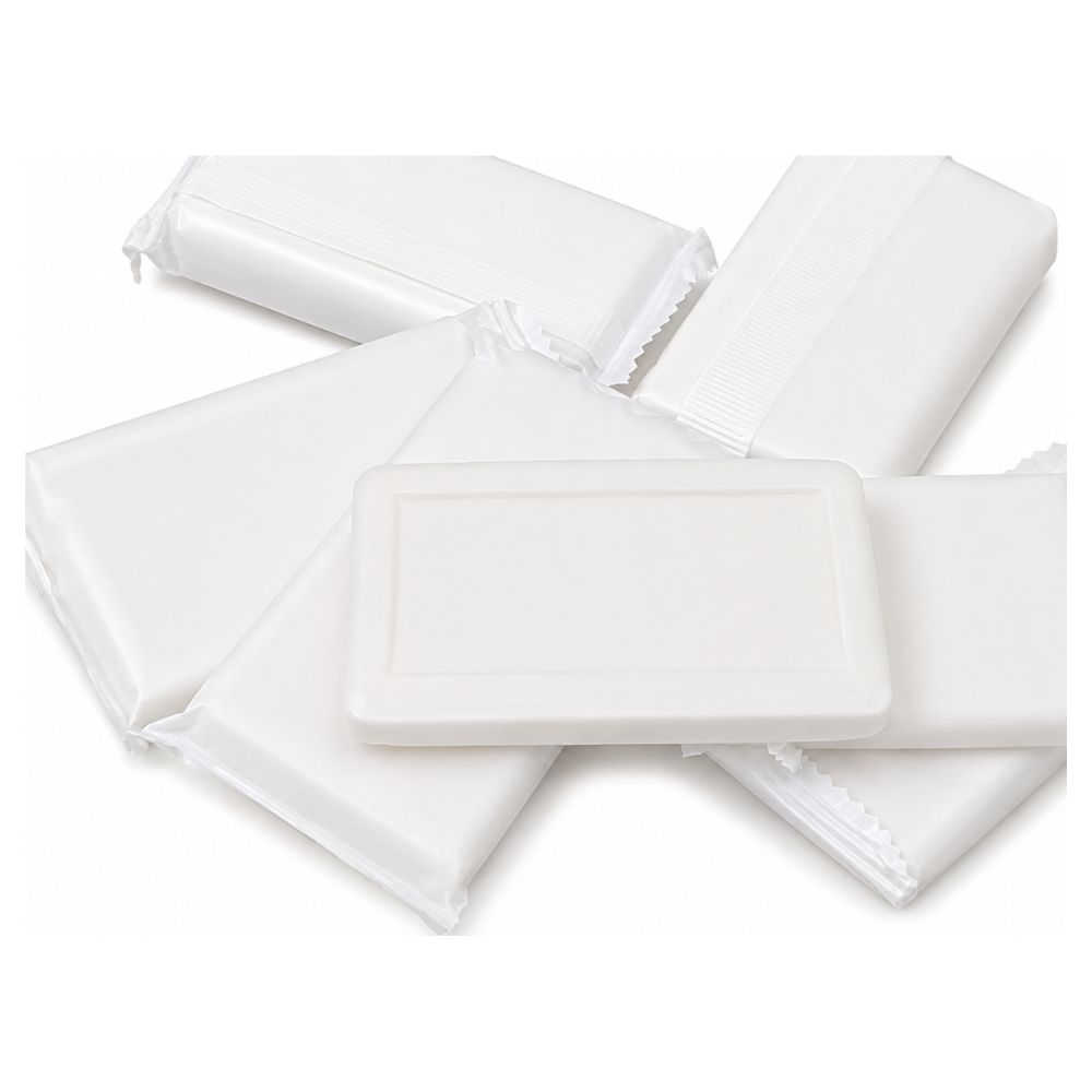 Guest Soap Bars for Hotels, Guesthouses - White Wrapped - 20g (50 Pack) - Image 3