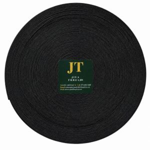 Black Elastic Roll 25mm x 50m - Durable and Flexible