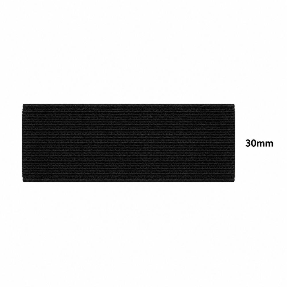 Black Elastic Roll 30mm x 50m - Durable and Flexible - Image 3