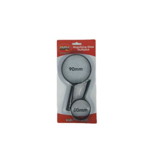 90mm and 60mm Magnifying Glass - Set of 2