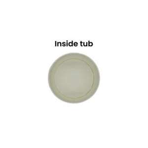 Blue Striped Ice Cream Tub - 120ml - Pack of 50