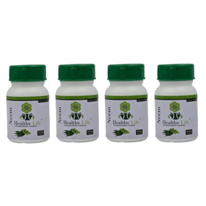 Healthy Life Neem Leaf Capsules 500mg - 60's x 4
