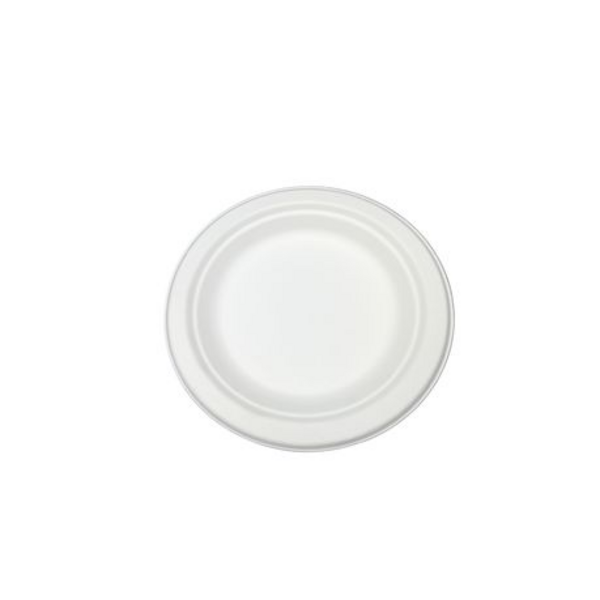 Sugarcane Plate Eco Disposable - 15cm - Pack of 50 - Image 6