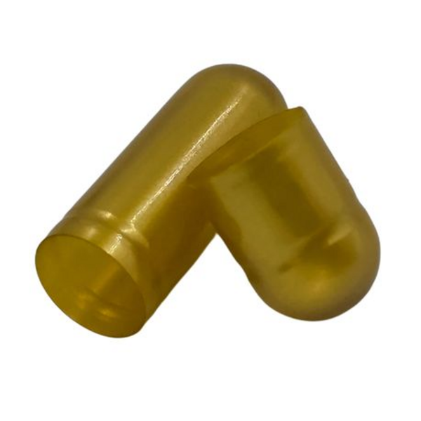 Healthy Life- Gold Empty GELATIN Capsules Size 0- 1000 Pack - Image 2