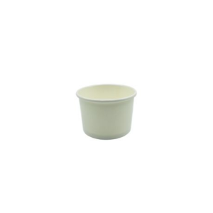 White Ice Cream Tub 120ml - Pack of 50