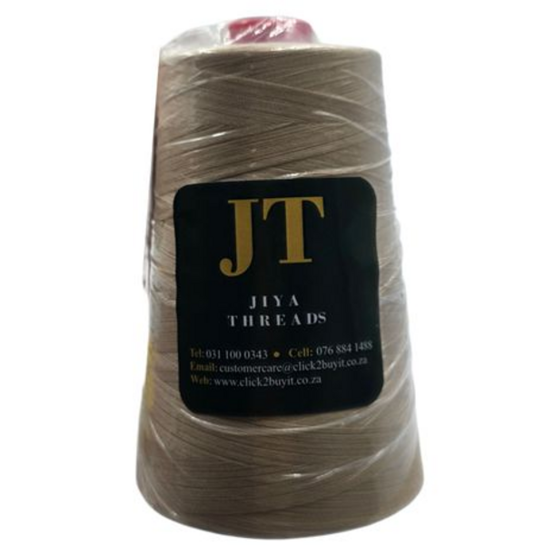Sewing Thread Polyester Saleron- Sand Beige 5000m JT Threads - Image 5