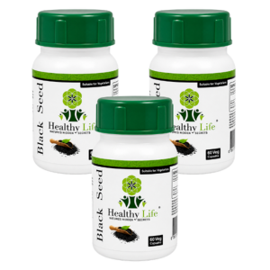 Black Seed Extract 500mg 60 Capsules - Immune & Antioxidant Support -3-Pack