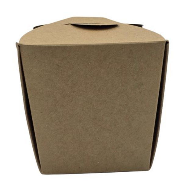 Kraft Noodle Box 800ml - Disposable Food Containers - 25 Pack - Image 2