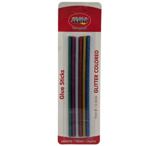 Crazy Craft Glitter Glue Gun Sticks- 6 Pack