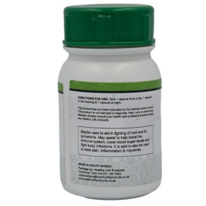 Healthy Life Echinacea Root 500mg-60 Capsules|Natural Immune Support-4-Pack