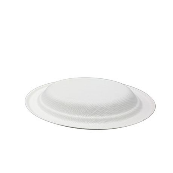Sugarcane Plate Eco Disposable - 15cm - Pack of 50 - Image 4