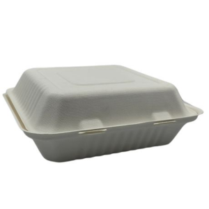 Healthy Life Sugarcane 3 Division Container -Biodegradable 1300ml- 50 Pack