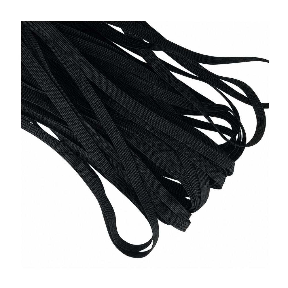 Black Elastic Roll 6mm x 250m - Durable and Flexible - Image 7