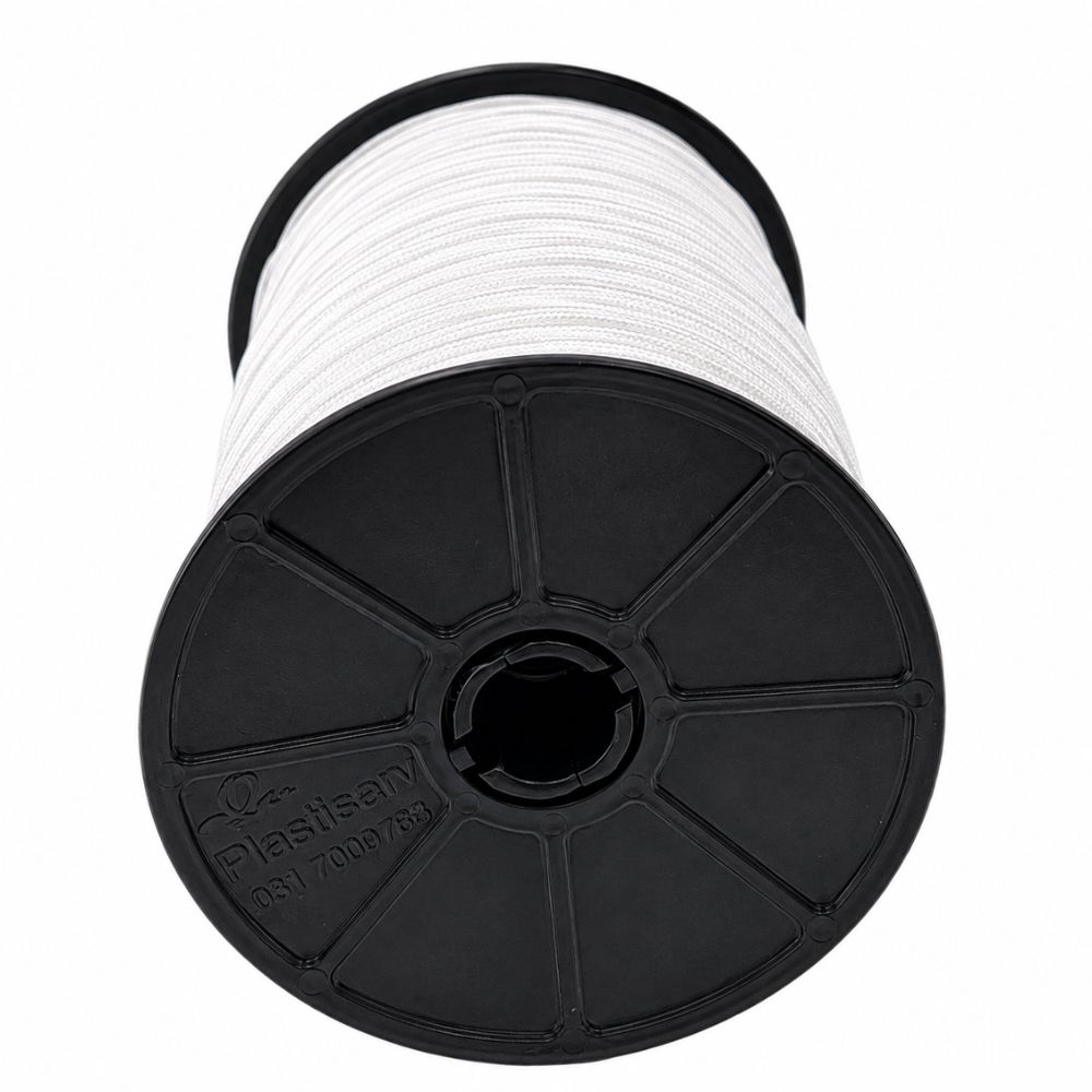 White Elastic Roll 6mm x 250m - Durable and Flexible - Image 5