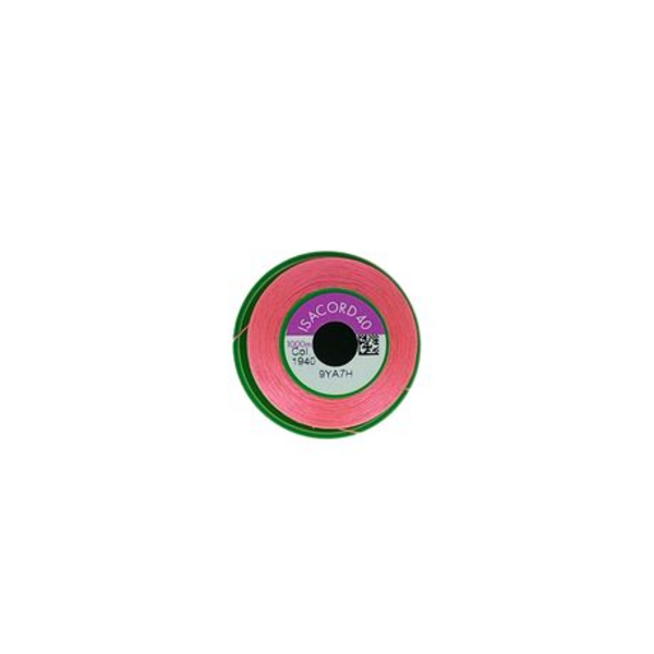 Neon Bright Pink Embroidery Cotton-Isacord Code-1940(1 Pack) - Image 2