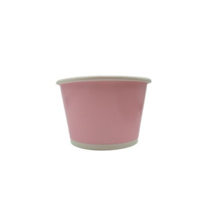 Pastel Pink Ice Cream Tub - 250ml - Pack of 50