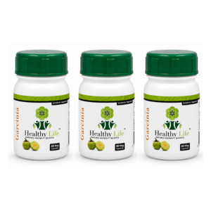 Healthy Life Garcinia Cambogia Weight Loss 500mg 60 Capsules 3-Pack
