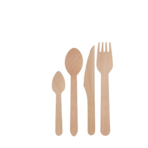 Eco-friendly Cutlery Pack -Knife, Fork, Spoon & Tea Spoons - Pack Of 100