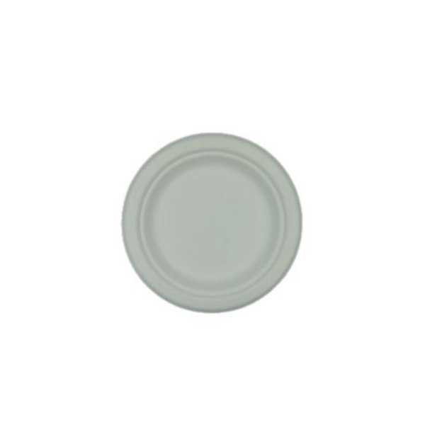 Sugarcane Plate Eco Disposable - 15cm - Pack of 50 - Image 2