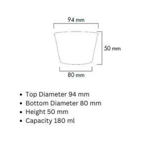 Multi-Colour Ice Cream Tub - 180ml - Pack Of 50