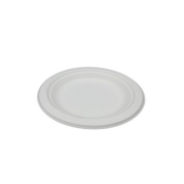 Sugarcane Plate Eco Disposable - 15cm - Pack of 100 - Image 5