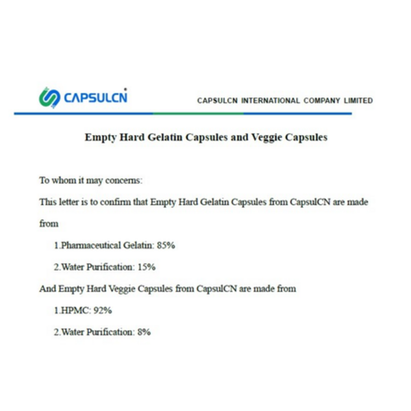 Healthy Life- White Empty Vegan Capsules HPMC/ Size 00- 2 Packs on 1000 - Image 5