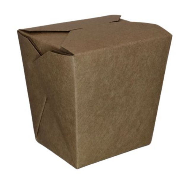 Kraft Noodle Box - 750ml - Disposable Food Containers - 50 Pack - Image 4