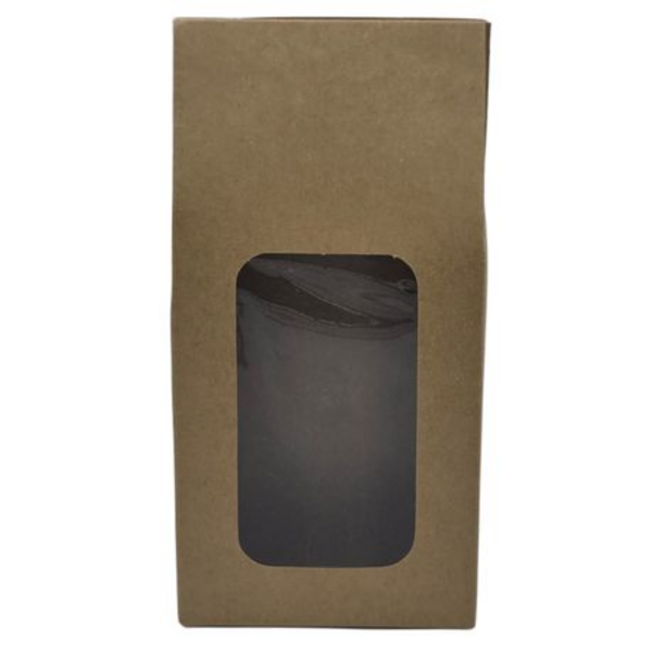 Kraft Cookie Box Large Size with PLA Window - Eco-Friendly - 50 Pack