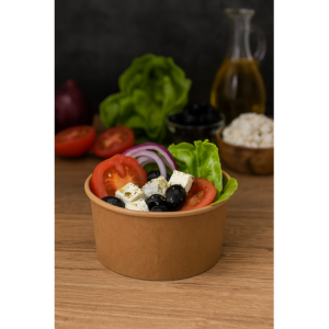 Rustic Kraft Ice Cream Tub - 180ml - 50 Pack