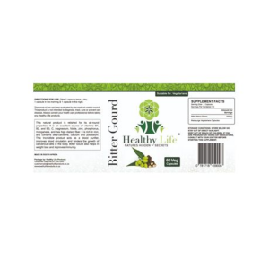 Healthy Life Combo-Neem /Moringa/Turmeric/Bitter Gourd Capsules-60's Pack 4