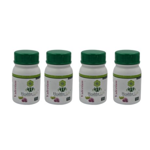 Healthy Life Valerian 500mg - 60 Caps | Natural Sleep & Relaxation - 4-Pack