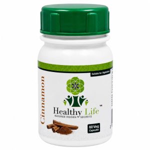 Healthy Life Cinnamon 500mg-60 Caps |Natural Blood Sugar & Wellness Support