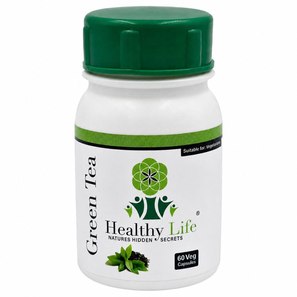 Healthy Life Green Tea Capsules 500mg - 60