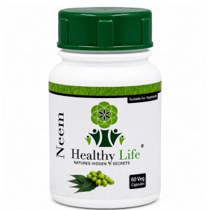Neem Leaf Capsules 500mg 60 Caps- Immune, Skin & Digestive Wellness Support