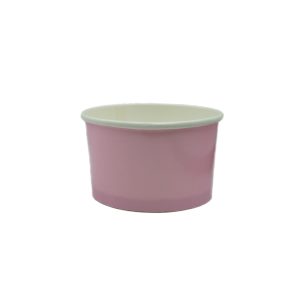 Pink Stripped Ice Cream Tub 120ml- Pack of 50