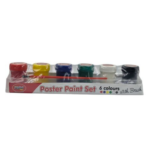 Crazy Craft Poster Paint 6 Pack × 25ml