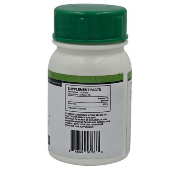 Healthy Life Green Tea Capsules 500mg - 60's x 4 - Image 6
