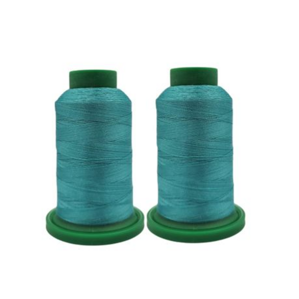 Teal Green Embroidery Cotton (Isacord -code - 4620) - 2 Pack