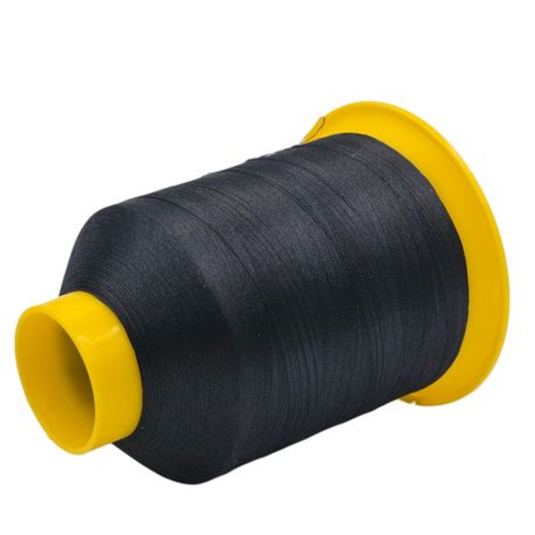 Embroidery Thread Cotton- Black 4000M - Shade 1180 JT Threads - Image 4