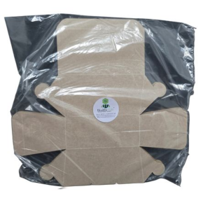 Kraft Taco Boxes - 16cm - Disposable Takeaway Food Containers - 50 Pack