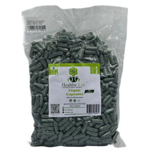 Healthy Life- Green Empty Vegan Capsules HPMC/ Size 0- 1000 in a Pack