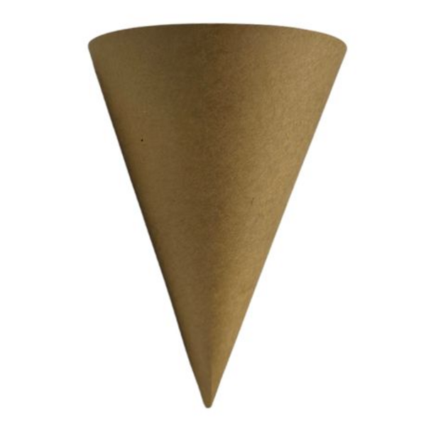 Kraft Chip Cone Small - Takeaway Packaging - 100 Pack - Image 5