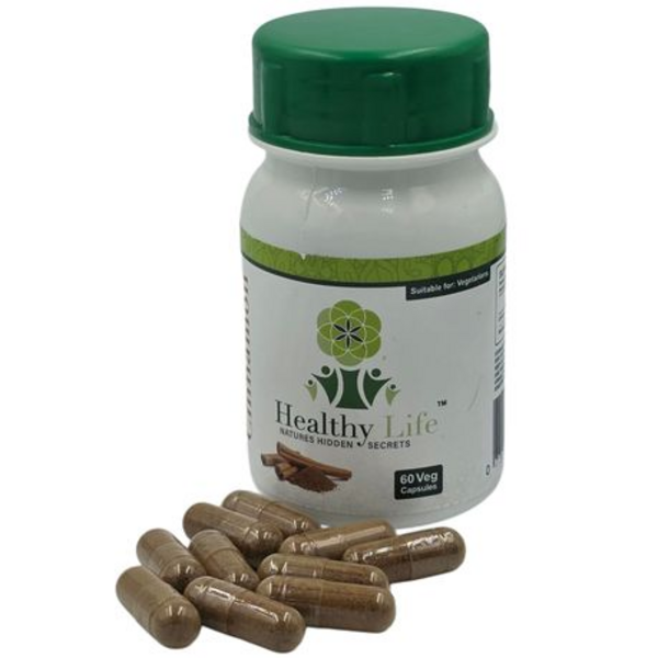 Healthy Life Cinnamon Capsules 500mg - 60's x 4 (4 Months Supply) - Image 4