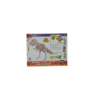 Wooden 3D Buildable Dinosaur- Paint Set
